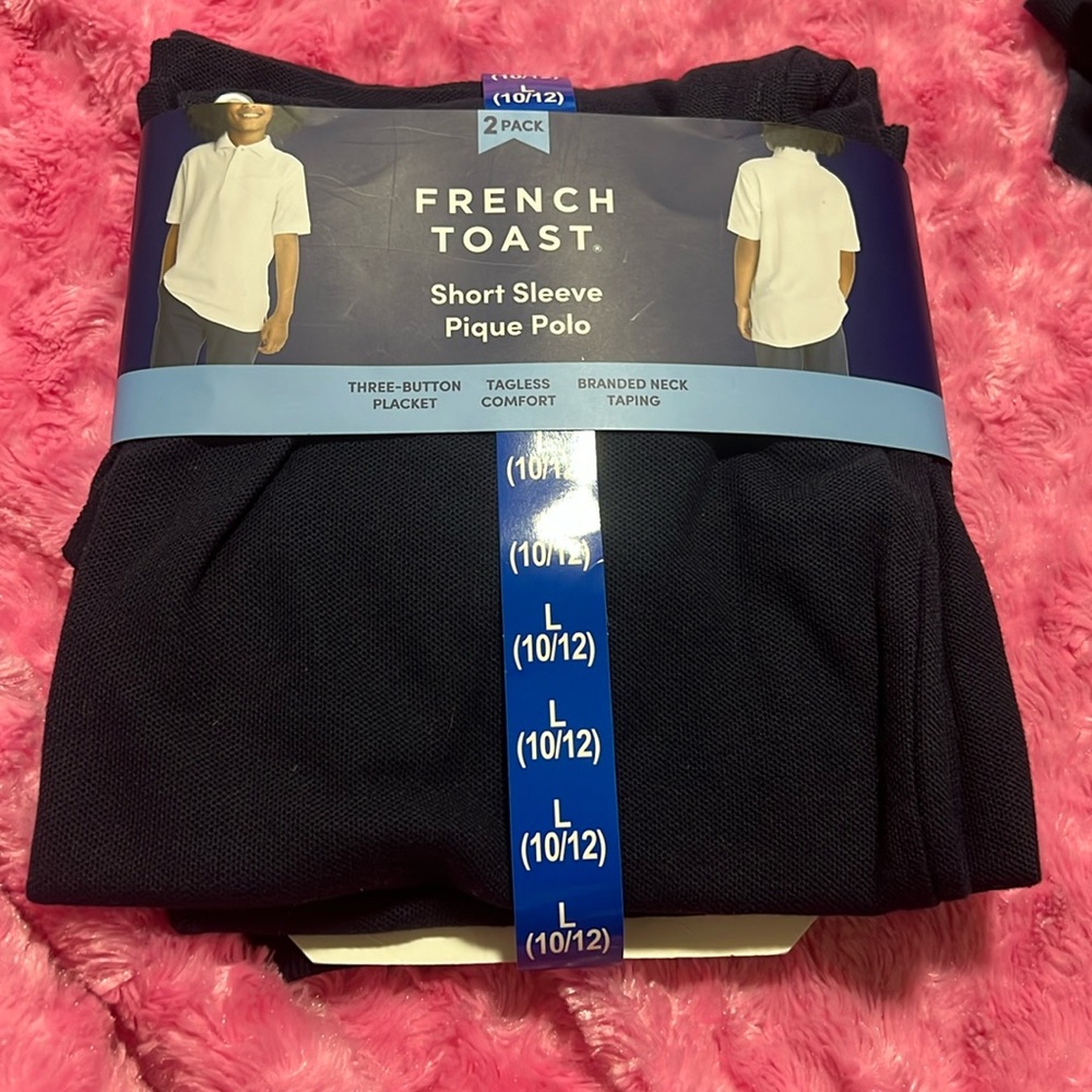 2 pack uniform polo shirts